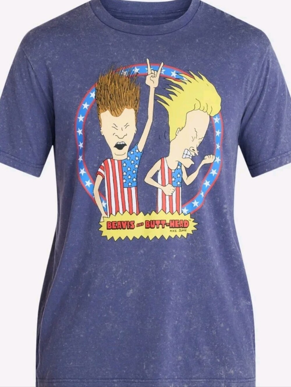 Beavis and Butt-Head Men's & Big Men's Americana Graphic Tee